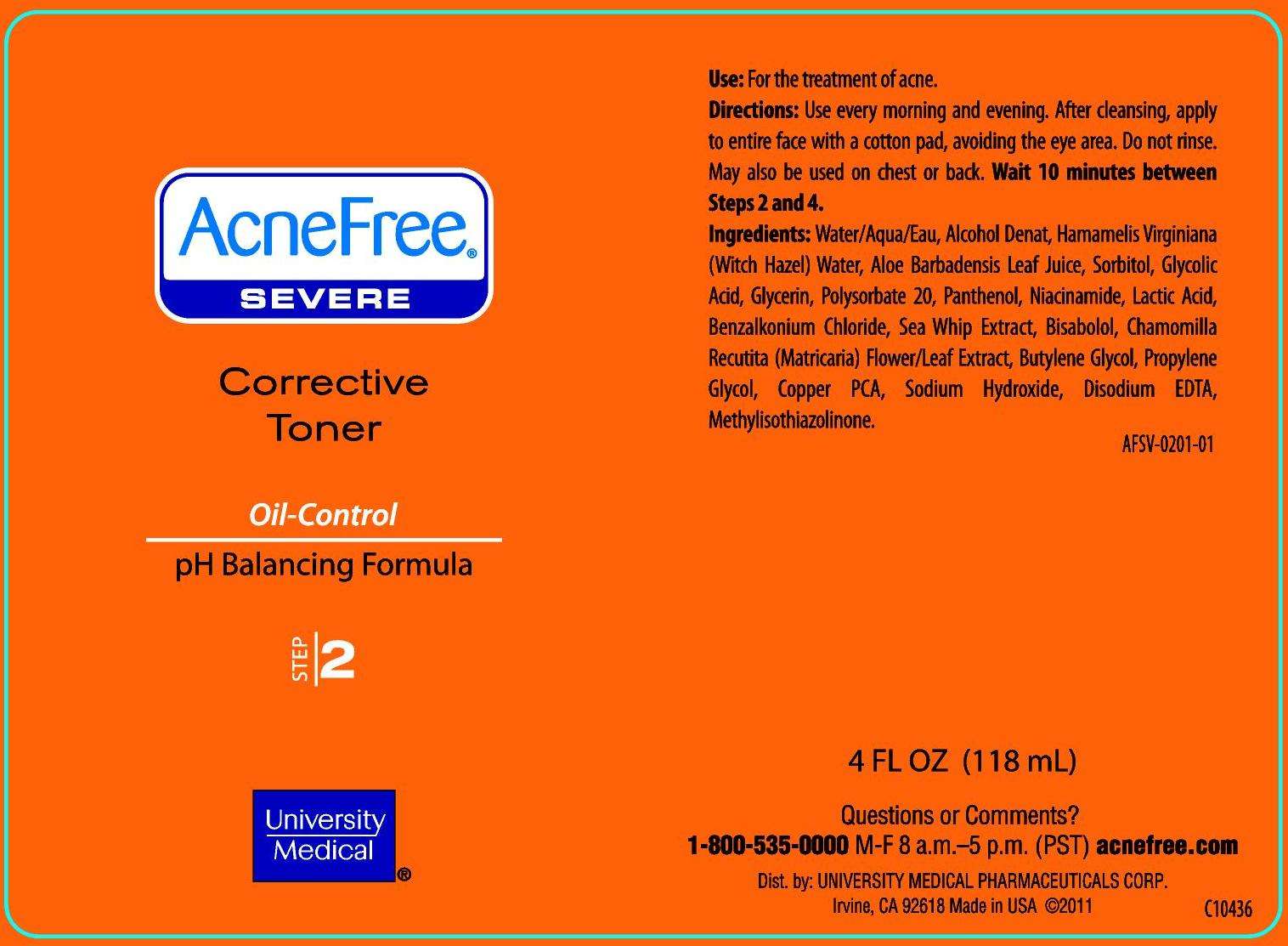 AcneFree Severe Antibacterial Cleansing Wash